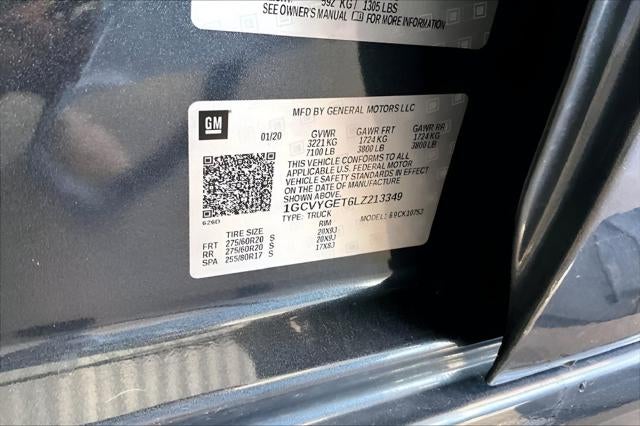 2020 Chevrolet Silverado LTZ Double Cab 4x4