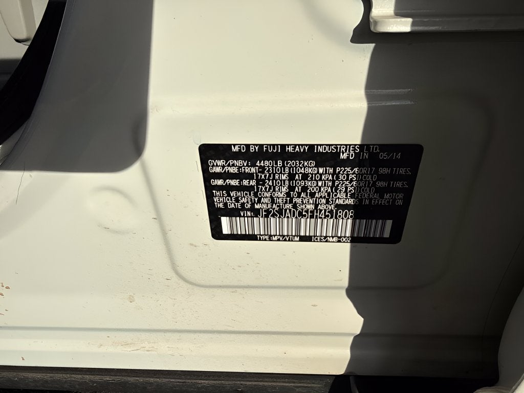 2015 Subaru Forester 2.5i Premium AWD