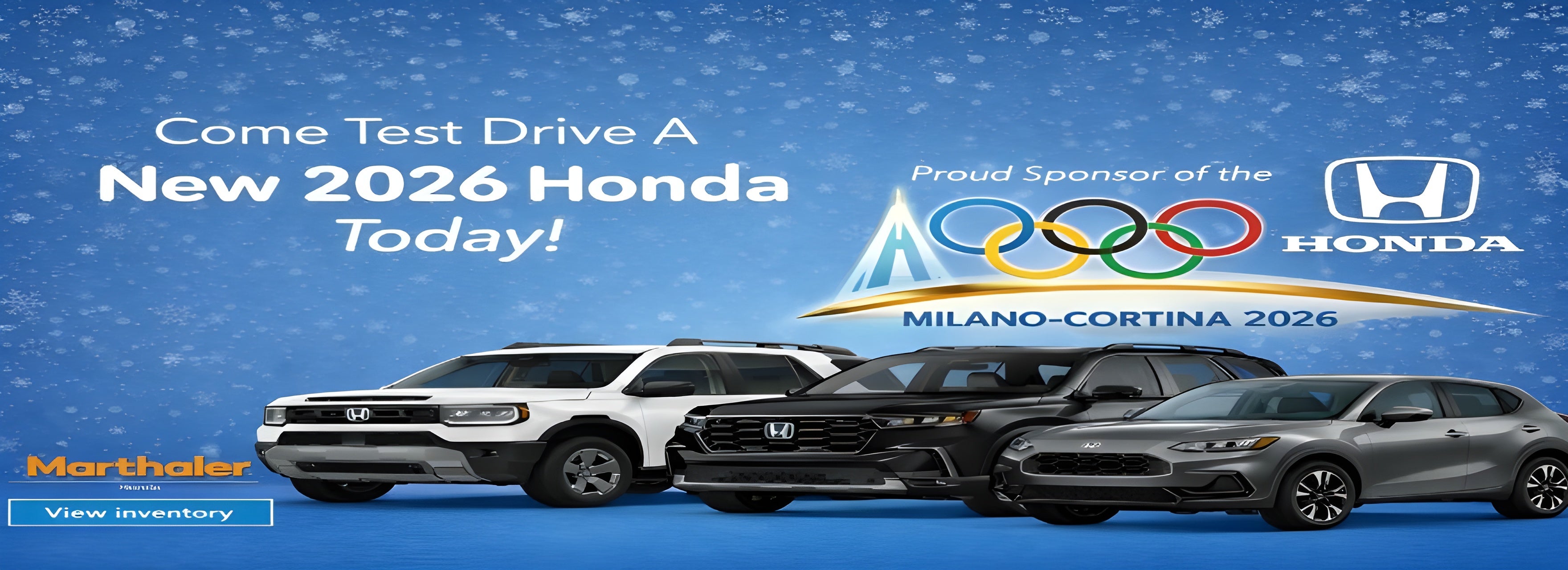 Test Drive A New 2026 Honda